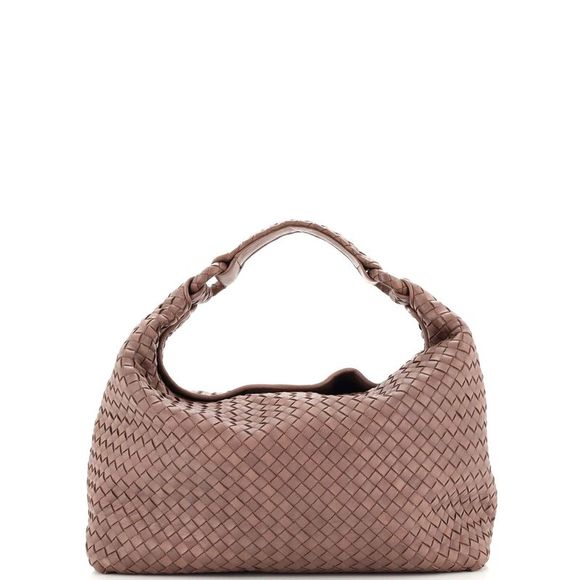 Bottega Veneta Sloane Hobo Intrecciato Nappa Medium Brown - Picture 3 of 6